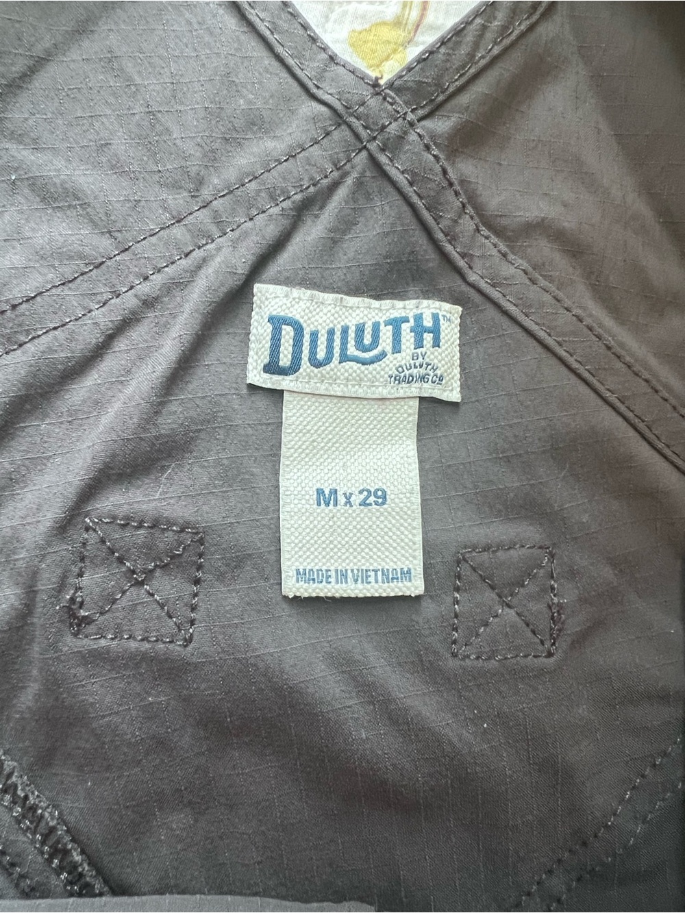 Duluth Trading Co Heirloom Gardening Overalls Dark Grey Charcoal Medium x 29 - Picture 9 of 11